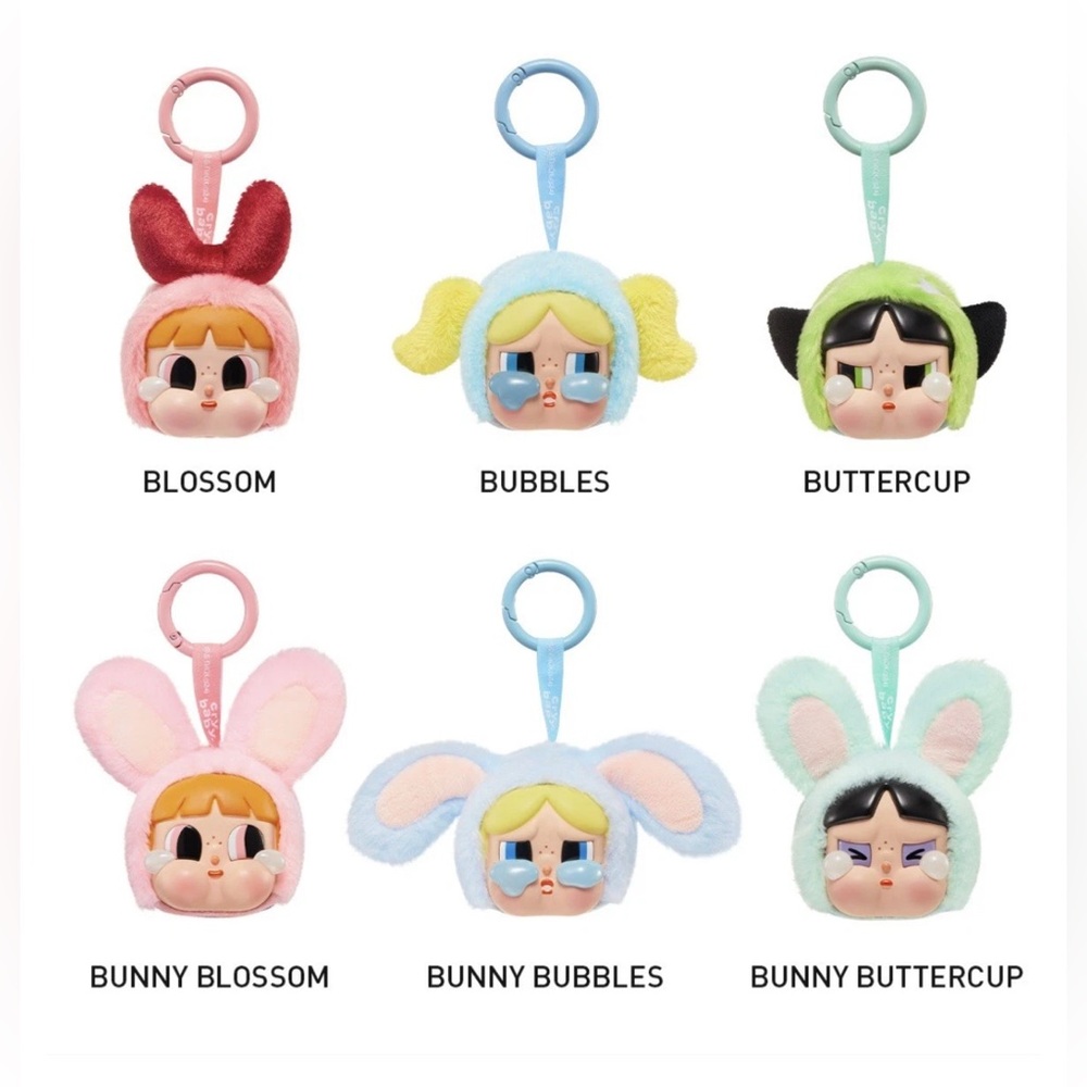 CRYBABY × Powerpuff Girls Series-Vinyl Face Plush Confirmed Box